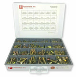 429 Piece Grade 10.9 Metric Flange Bolt & Flange Nut Assortment Kit Yellow Zinc