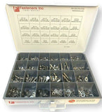 574 PCS 18-8 Stainless Steel Hex Cap Screw Bolt Nut Washer 304 Assortment Kit