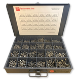 STAINLESS! 1466 Piece Hex Washer Head Tek Self Drilling Screw Assortment Kit