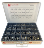 STAINLESS! 1466 Piece Hex Washer Head Tek Self Drilling Screw Assortment Kit
