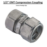 1/2" EMT Conduit UL Compression Coupling Die Cast Zinc CCP-050