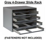 4 Drawer Slide Rack for For Fastener Assortment Kits or Empty Bins