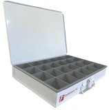 24 Hole Metal Drawer  Compatible With Slide rack White Or Grey  (13-3/8"x9-1/4"x2")