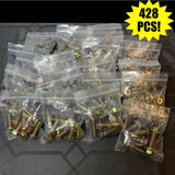 429 Piece Grade 10.9 Metric Flange Bolt & Flange Nut Assortment Kit Yellow Zinc