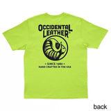 Occidental Leather 505853 T-Shirt - Safety Hi-Vis Green