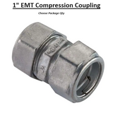 1" EMT Conduit UL Compression Coupling Die Cast Zinc CCP-100