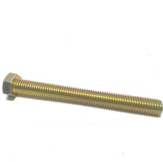 1/2"-13 x 8" Hex Tap Bolt Yellow Zinc Grade 8 Cap Screw Full Thread