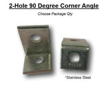 2 Hole STAINLESS STEEL 90?ø Corner Angle Unistrut Channel #4642S1 P1068