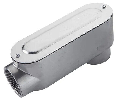 1" Threaded Electrical Conduit UL Aluminum Body w/ Gasket Cover LB-100CF