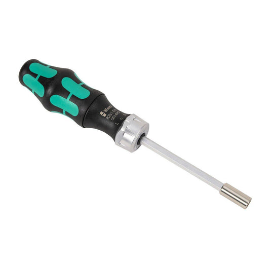 Wera 05073661002 Kraftform Kompakt 27 RA Slotted Ratcheting Screwdriver, 1/4" Head, MULTI