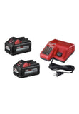 Milwaukee 48-59-1862S M18 REDLITHIUM High Output XC6.0 Battery 2-Pack System Starter Kit