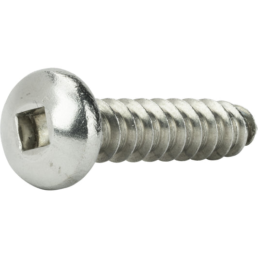 #8 x 3/4" Sheet Metal Screws Stainless Steel Pan Head Square Drive