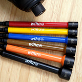 Wiha 70486 Color Coded Magnetic Nut Setters 6-Piece Set
