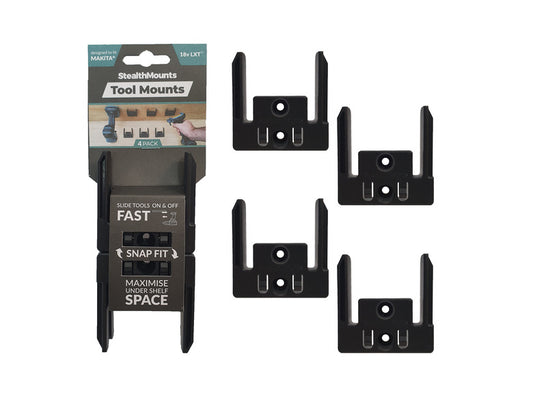 StealthMounts Makita 18v LXT Tools Mounts - Black