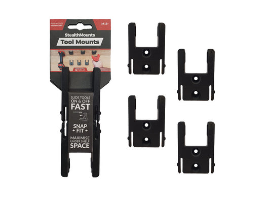 StealthMounts Milwaukee M18 Tool Mounts - Black