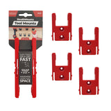 StealthMounts Milwaukee M18 Tool Mounts - Red