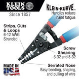 KLEIN 11053 KLEIN-KURVE WIRE STRIPPER/CUTTER