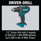 Makita XT801X1 18V LXT Lithium‑Ion Cordless 8‑Pc. Combo Kit (3.0Ah)