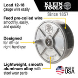 KLEIN 27400 Tie Wire Reel, Lightweight Aluminum