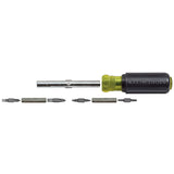 KLEIN 32500 Multi-Bit Screwdriver / Nut Driver, 11-in-1, Ph, Sl, Sq, TORX?? Bits