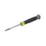 KLEIN 32581 Multi-Bit Electronics Screwdriver, 4-in-1, Phillips, Slotted Bits