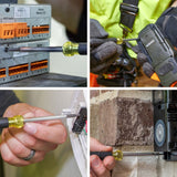 KLEIN 32581 Multi-Bit Electronics Screwdriver, 4-in-1, Phillips, Slotted Bits