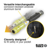KLEIN 32614 Multi-Bit Electronics Pocket Screwdriver, 4-in-1, Ph, Sl Bits