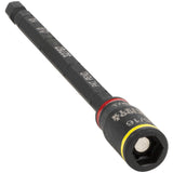 KLEIN 32767 3-in-1 Impact Flip Socket, 1/4-Inch, 5/16-Inch, 5-Inch Length
