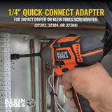 KLEIN 32767 3-in-1 Impact Flip Socket, 1/4-Inch, 5/16-Inch, 5-Inch Length