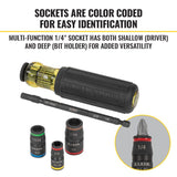 KLEIN 32900 7-in-1 Impact Flip Socket with Handle