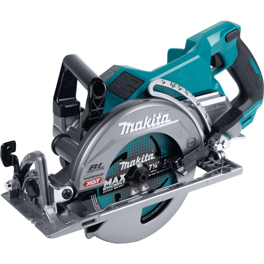 Makita GSR01Z 40V max XGT® Brushless Cordless Rear Handle 7‑1/4” Circular Saw, Tool Only