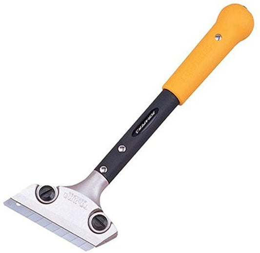 TAJIMA SCR-L300 Utility Scraper - 12 inch (300 mm) Razor Glass Scraper with Reversible-Blade & 3 Endura-Blade
