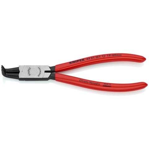 KNIPEX 44 21 J21 6 1/2" Internal 90?ÃƒÂ¸ Angled Snap Ring Pliers-Forged Tips