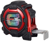 Tajima GS-16/5MBW 16 ft./5 m x 1 in. Standard and Metric Steel GS-Lock Tape Measure