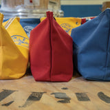 KLEIN 5539LCPAK Zipper Bags, Large Canvas Tool Pouches, Assorted Colors, 3-Pack