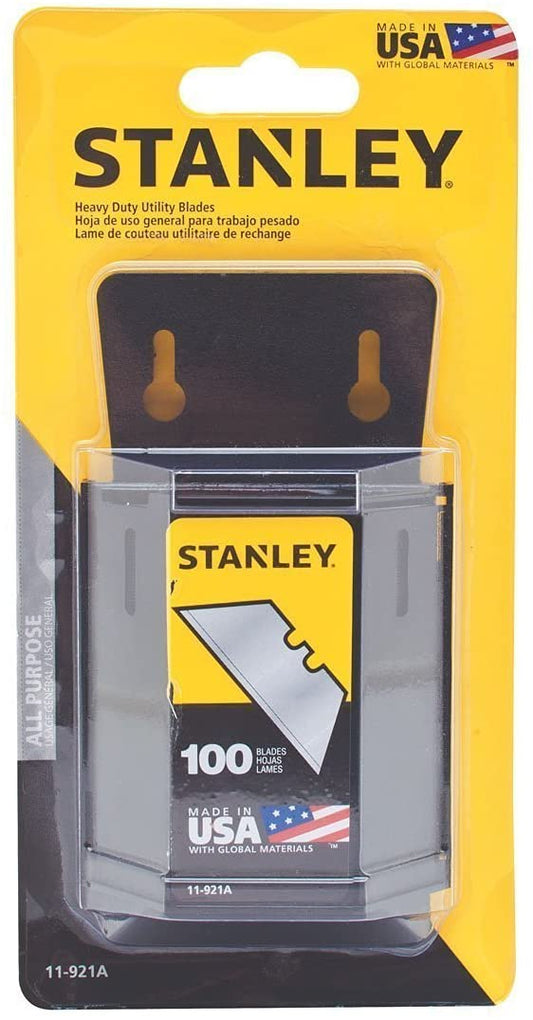 Stanley Hand Tools 11-921A 100 Pack Utility Knife Blades & Dispenser