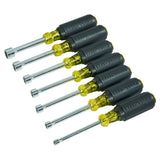 KLEIN 631M Nut Driver Set, Magnetic Nut Drivers, 3-Inch Shaft, 7-Piece