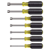 KLEIN 631M Nut Driver Set, Magnetic Nut Drivers, 3-Inch Shaft, 7-Piece