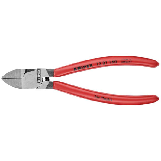 KNIPEX 72 01 160 6 1/4" Diagonal Pliers for Flush Cutting Plastics