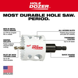 Milwaukee 49-22-4039 HOLE DOZER™ Bi-Metal Hole Saw Set - 10pc