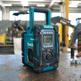 Makita XRM10 18V LXT® / 12V max CXT® Lithium‑Ion Cordless Bluetooth® Job Site Charger / Radio, Tool Only