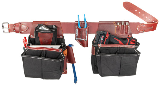 Occidental Leather 8087 20-Pocket OxyLights Driver Set Tool Belt & Bags USA