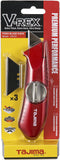 TAJIMA VR-101R Utility Knife - VR-Series Box Cutter with Fixed Blade & 3 V-REX Blades