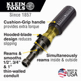 KLEIN 85191 Conduit Fitting and Reaming Screwdriver