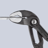 KNIPEX 87 01 180 Heavy Duty Forged Steel 7 in Cobra Pliers with 61 HRC Teeth