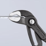 KNIPEX 87 01 250 Heavy Duty Forged Steel 10 in Cobra Pliers with 61 HRC Teeth