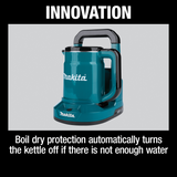 Makita XTK01Z 36V (18V X2) LXT Hot Water Kettle, Tool Only