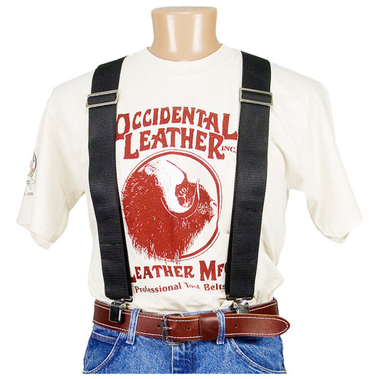 Occidental Leather 9020B OXY NYLON SUSPENDERS - BLACK