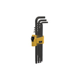 WERA Tools 05022171001 950/9 Hex-Plus Imperial 1 SB L-key set, Imperial, BlackLaser, 9 pieces