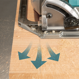Makita GSH02Z Makita GSH02Z 40V max XGT® Brushless Cordless 7‑1/4" Circular Saw with Guide Rail Compatible Base, AWS® Capable, Tool Only